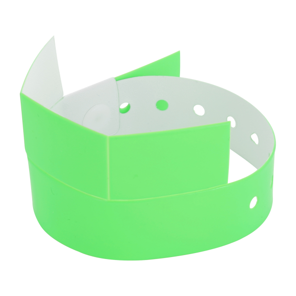 Bracelet inviolable personnalisable 3 coupons Vert 